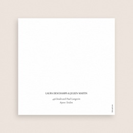 Faire-part de mariage L’Atelier des Fleurs