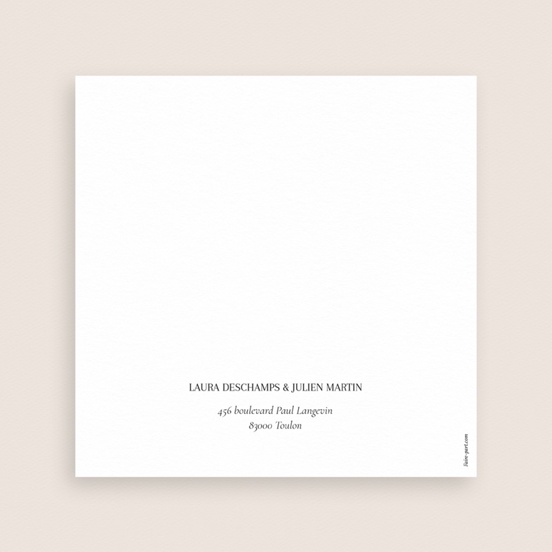 Faire-part de mariage L’Atelier des Fleurs