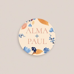 Etiquette enveloppes mariage Watercolor Romance pas cher