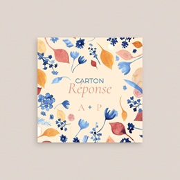 Carton réponse mariage Watercolor Romance gratuit