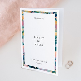 Livret de messe mariage L’Atelier des Fleurs