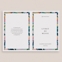 Livret de messe mariage L’Atelier des Fleurs gratuit