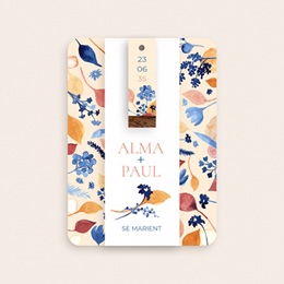 Faire-part de mariage Watercolor Romance gratuit