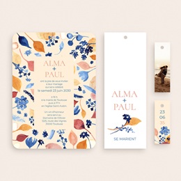 Faire-part de mariage Watercolor Romance