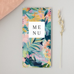 Menu mariage L’Atelier des Fleurs