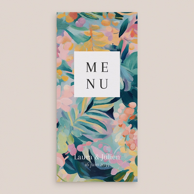 Menu mariage L’Atelier des Fleurs gratuit