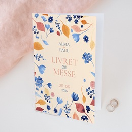 Livret de messe mariage Watercolor Romance