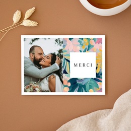 Carte de remerciement mariage L’Atelier des Fleurs