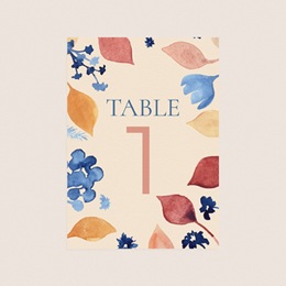Marque table mariage Watercolor Romance pas cher