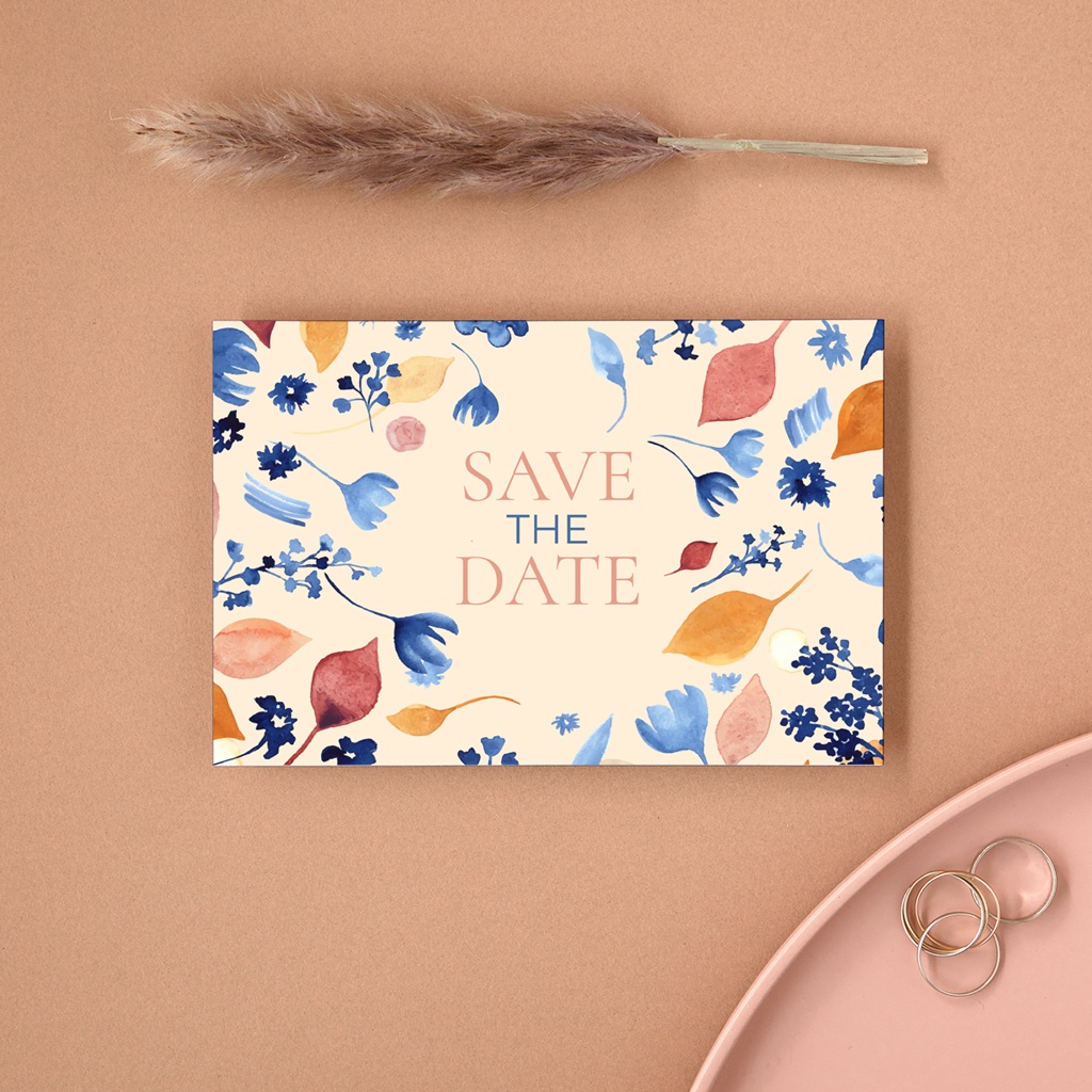 Save-the-date mariage Watercolor Romance