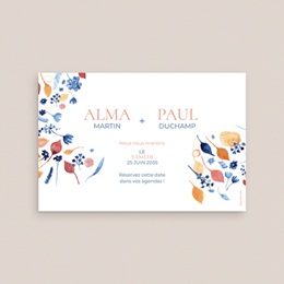 Save-the-date mariage Watercolor Romance pas cher