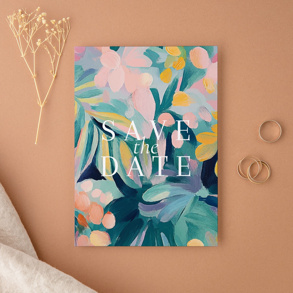 Save-the-date mariage L’Atelier des Fleurs