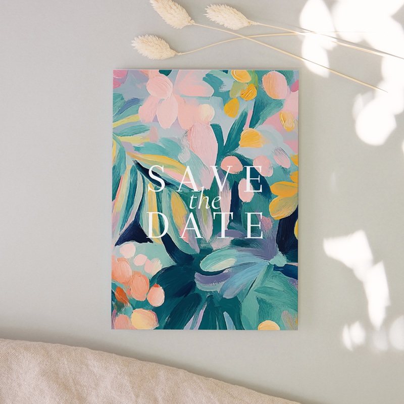 Save-the-date mariage L’Atelier des Fleurs