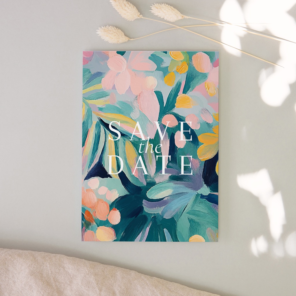 Save-the-date mariage L’Atelier des Fleurs