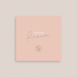 Carton r&eacute;ponse mariage Together gratuit