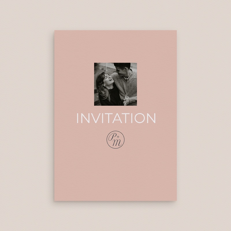 Carte d'invitation mariage Together gratuit