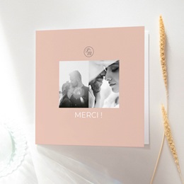 Carte de remerciement mariage Together