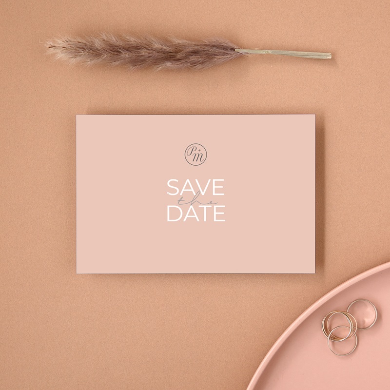 Save-the-date mariage Together