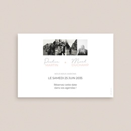 Save-the-date mariage Together pas cher