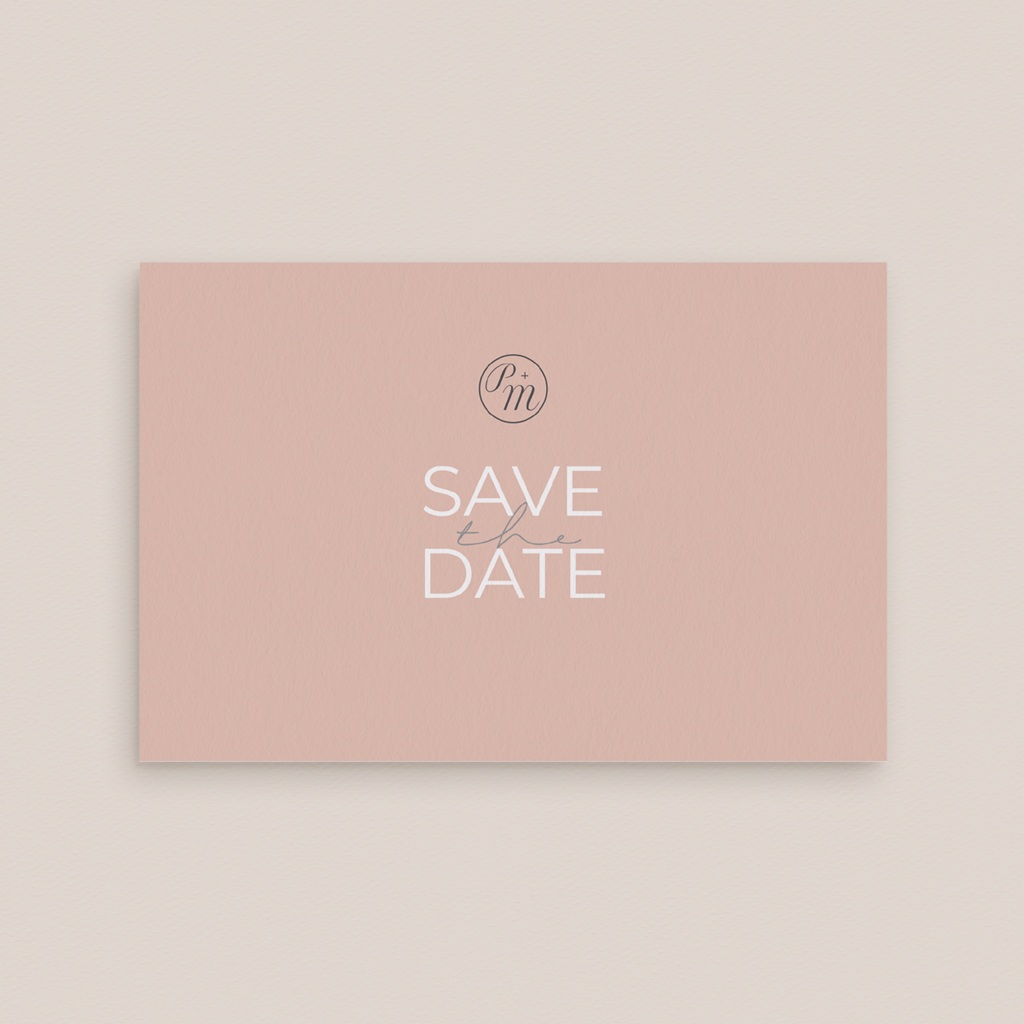 Save-the-date mariage Together