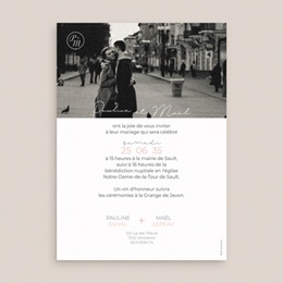 Faire-part de mariage Together pas cher