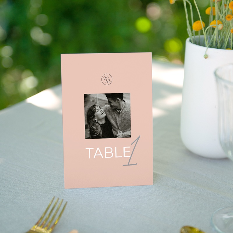 Marque table mariage Together