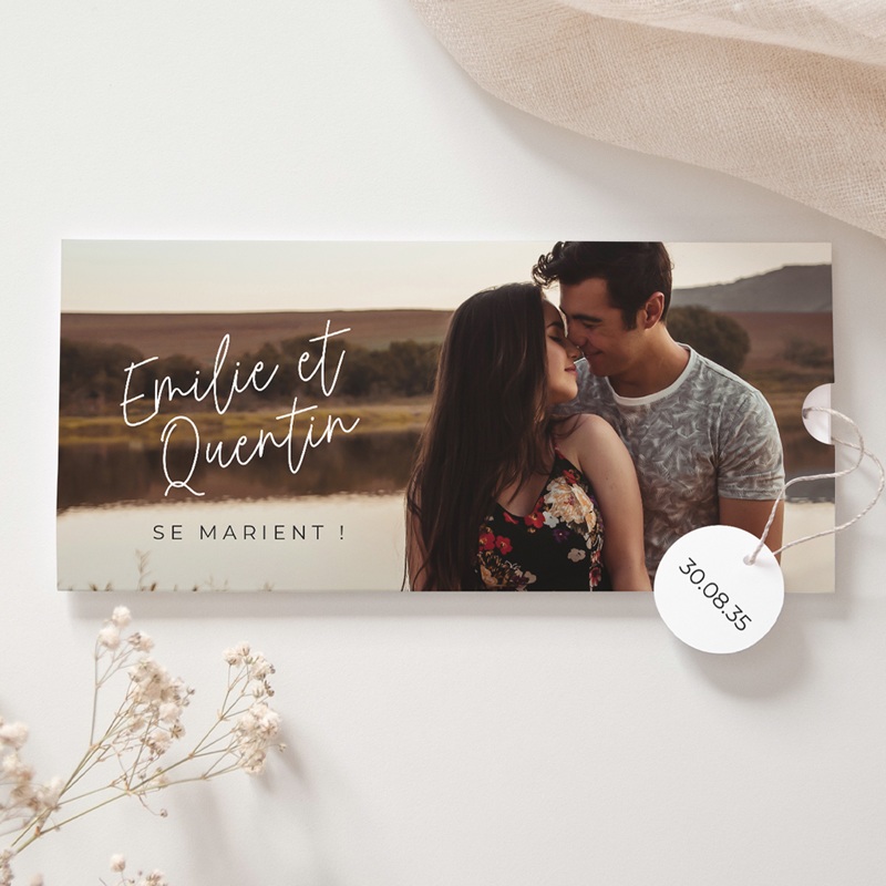 Faire-part de mariage Calligraphie