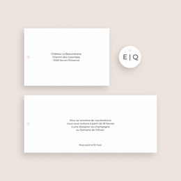 Faire-part de mariage Calligraphie