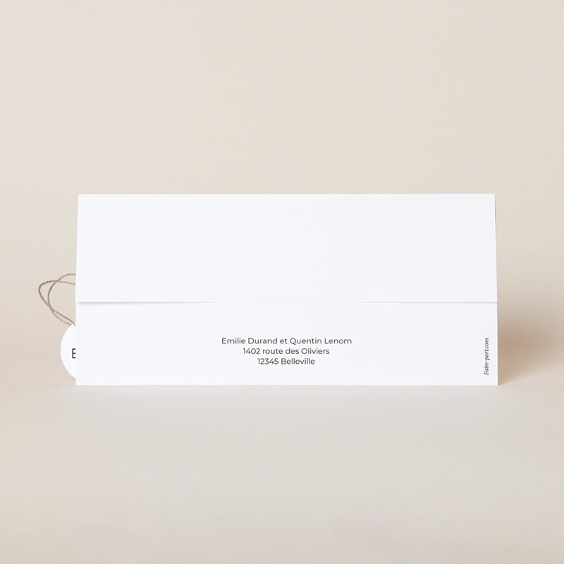 Faire-part de mariage Calligraphie