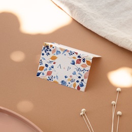 Marque-place mariage Watercolor Romance