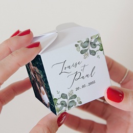 Bo&icirc;te &agrave; drag&eacute;es mariage Alliance V&eacute;g&eacute;tale pas cher