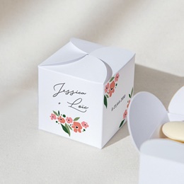 Bo&icirc;te &agrave; drag&eacute;es mariage Fleurs de Joie gratuit