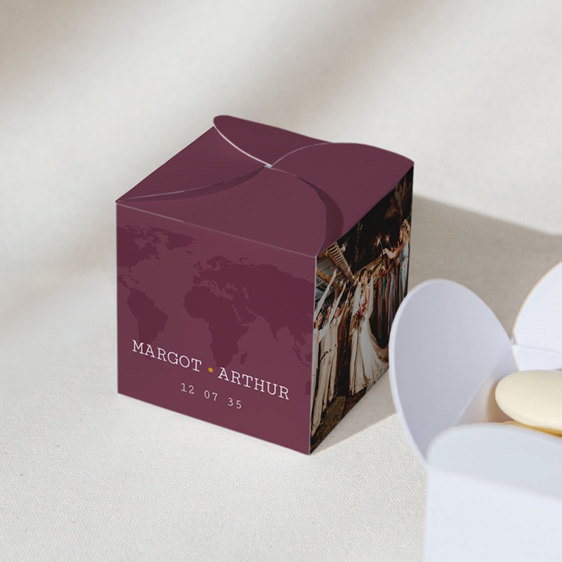 Bo&icirc;te &agrave; drag&eacute;es mariage Passeport pour l&rsquo;Amour gratuit