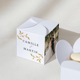 Bo&icirc;te &agrave; drag&eacute;es mariage &Eacute;l&eacute;gance Dor&eacute;e gratuit