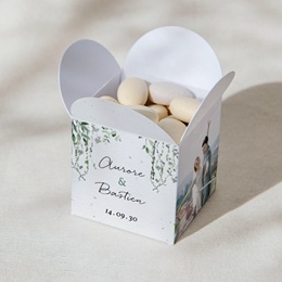 Bo&icirc;te &agrave; drag&eacute;es mariage Nature V&eacute;g&eacute;tale