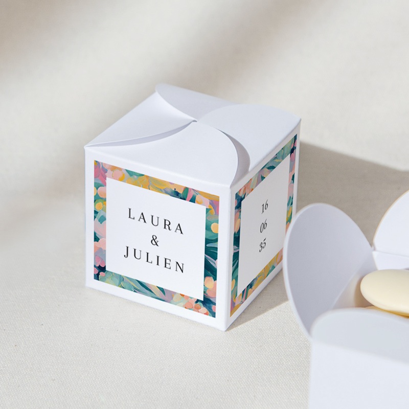 Bo&icirc;te &agrave; drag&eacute;es mariage L&rsquo;Atelier des Fleurs gratuit