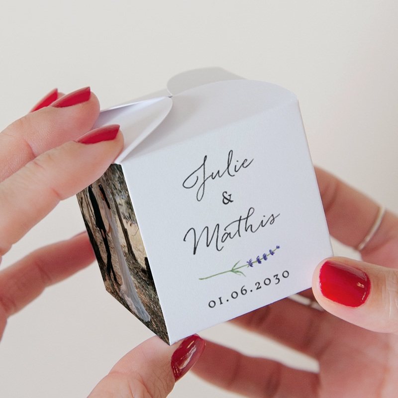 Bo&icirc;te &agrave; drag&eacute;es mariage Union Proven&ccedil;ale pas cher