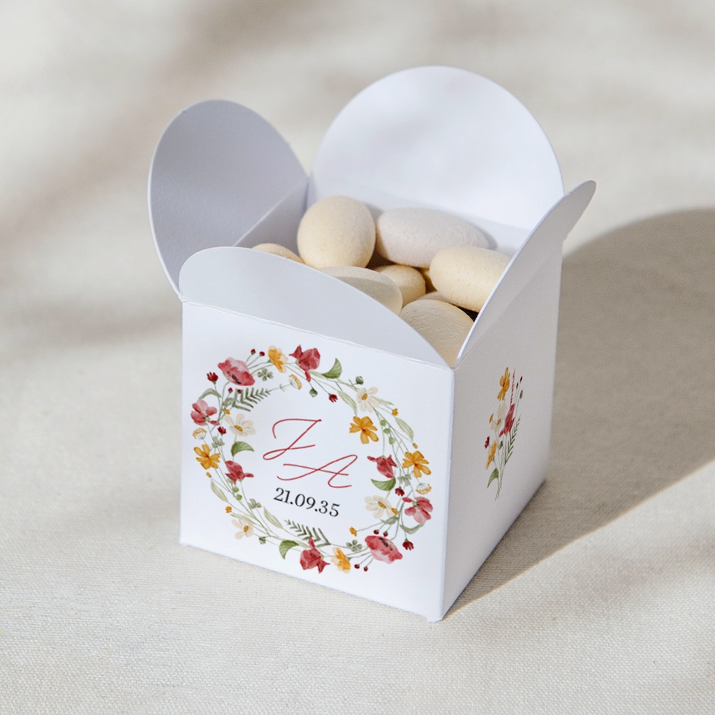 Bo&icirc;te &agrave; drag&eacute;es mariage &Eacute;closion d'Amour