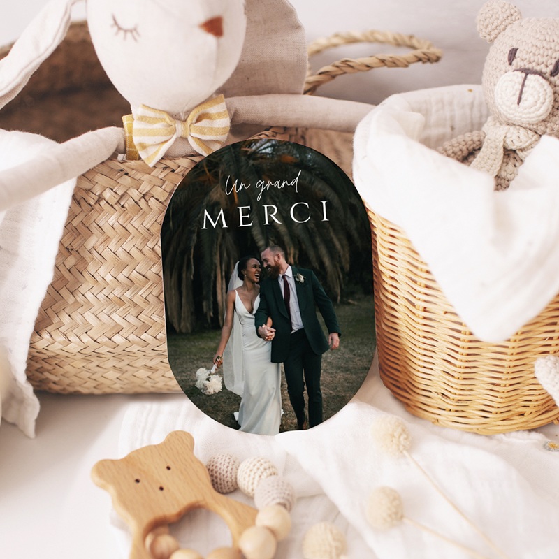 Carte de remerciement mariage Un Instant d'&Eacute;ternit&eacute; gratuit