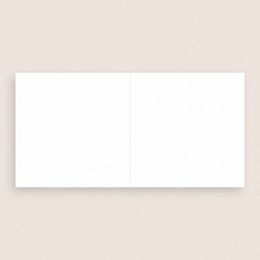 Carte de remerciement mariage Libre Cr&eacute;ation, Carr&eacute;, Double Volet