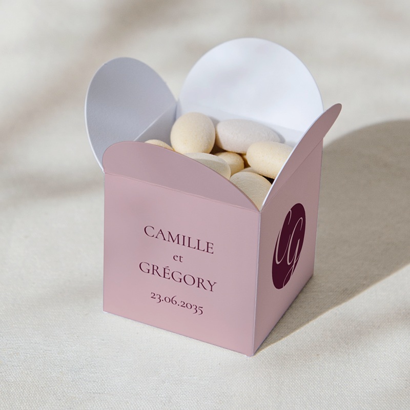 Bo&icirc;te &agrave; drag&eacute;es mariage Symbiose