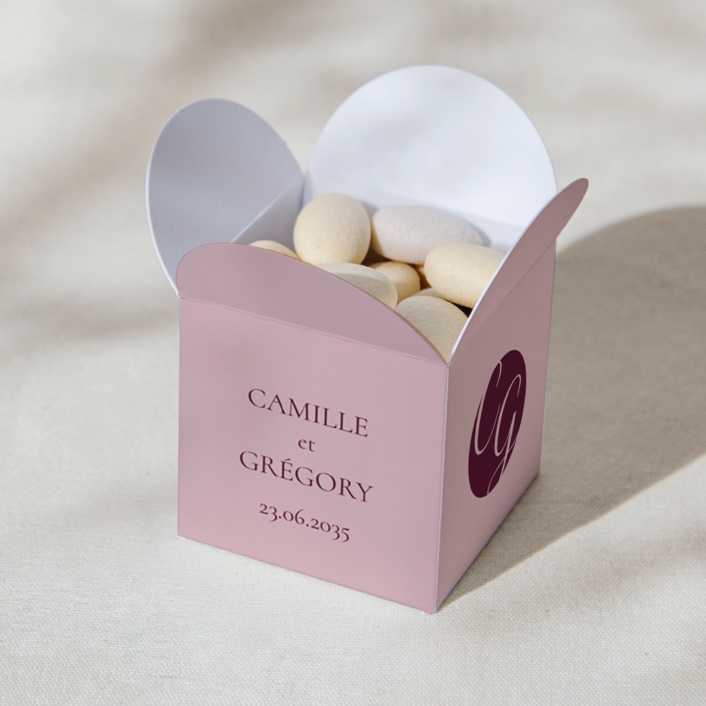 Bo&icirc;te &agrave; drag&eacute;es mariage Symbiose