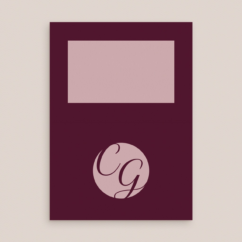 Marque-place mariage Symbiose pas cher
