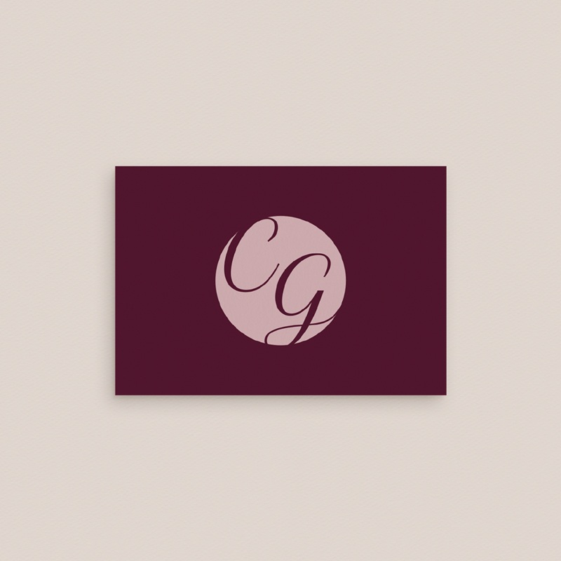 Marque-place mariage Symbiose
