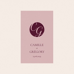 Etiquette bouteille mariage Symbiose pas cher