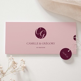 Faire-part de mariage Symbiose