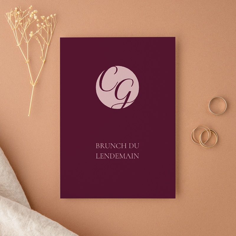 Carte invitation Brunch Symbiose