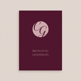 Carte invitation Brunch Symbiose gratuit