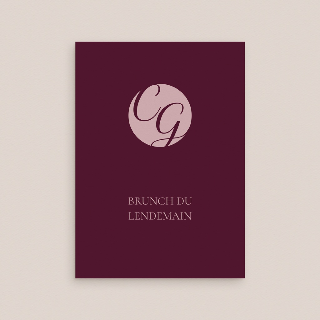 Carte invitation Brunch Symbiose gratuit