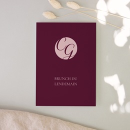 Carte invitation Brunch Symbiose